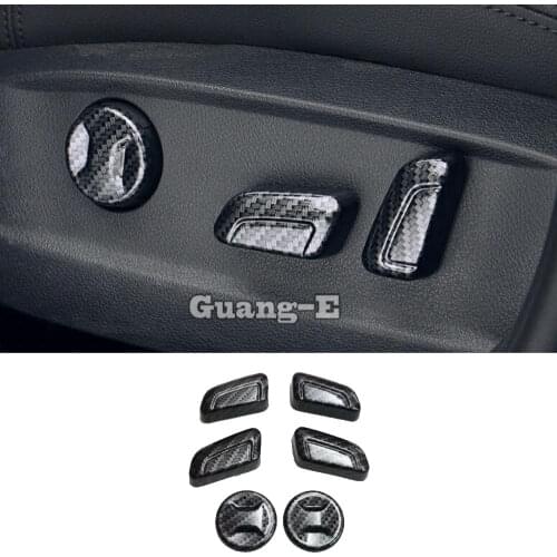 For VW Volkswagen Touran L 2016 2017 2018 2019 Car Body Detector Seat Adjustment Knob Button Switch Trim Accessories 2/6pcs