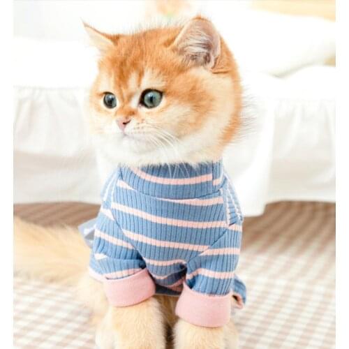 Cat Clothes Small Cats Vest Casual Warm Kitten Shirt