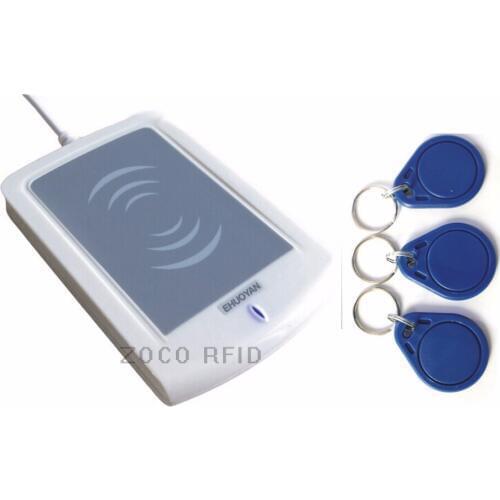 Android/ Rfid NFC Reader Writer 13.56MHZ ER302 Android +Auto Scan Reader+ SDK+Software eReader + 3Tags