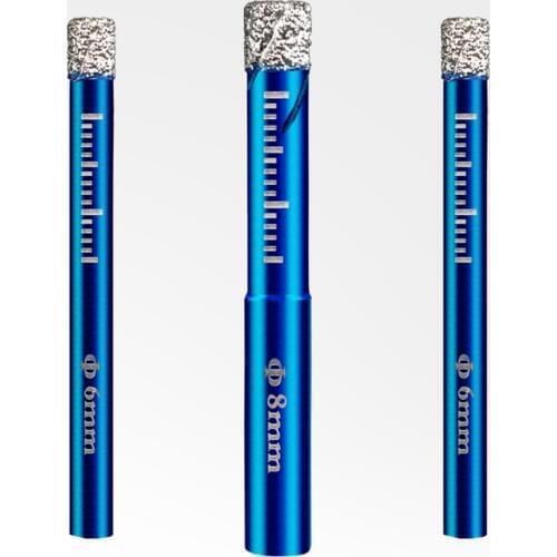 Diamond Coated Drill Bit Power tool Drilling Tile Glass Ceramic Hole Saw Marble Cutter Drilling Bit 6mm 8mm10mm 12mm 14mm 16mm