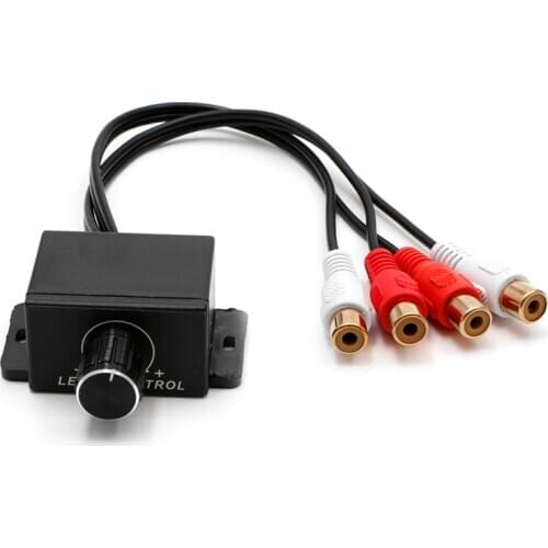 Universal Car Amplifier Bass RCA Level Remote Volume Control Knob LC-1 New U90C