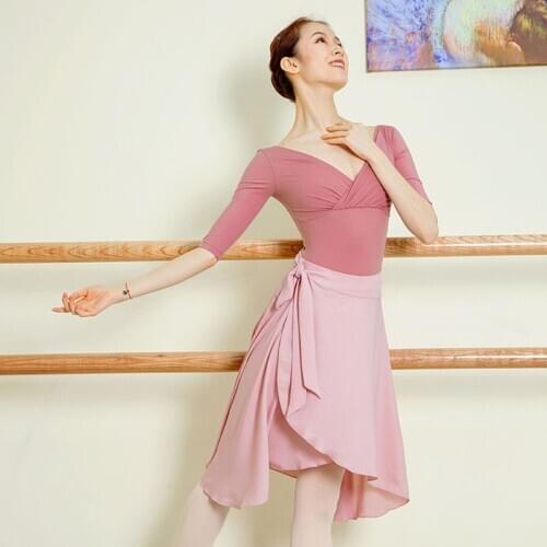 Fairy Ballet Dance Leotard For Adult Professional Ballet Tutu Dance Wear Pink Gymnastics Bodysuit Sexy Ballerina Clothes JL1656