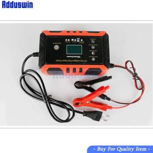 Smart car motorcycle battery charger 12V2 100AH car Charging display battery charger