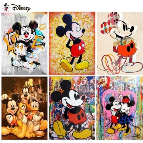 5D DIY Diamond Painting Needlework Disney "Cartoon Mickey Mouse" Cross stitch Diamond Embroidery Mosaic Rhinestone home decor