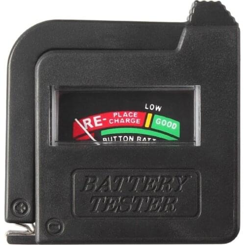 BT-168 Universal Battery Tester For 9V 1.5V And Button Cell AAA AA C D Universal Button Cell Battery Volt Tester Checker Indicat