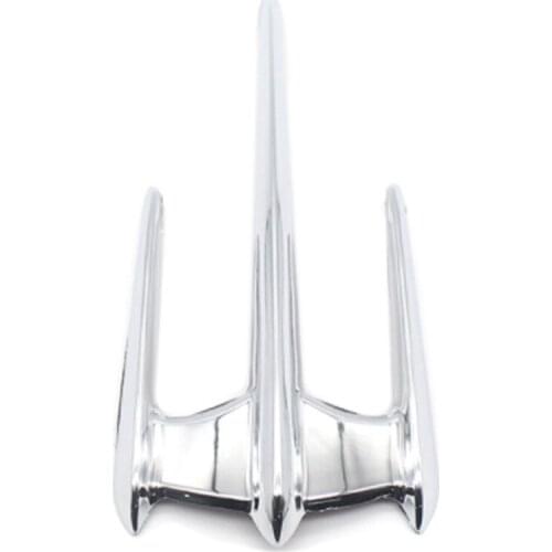 Chrome ABS Front Fairing Fender Trunk Lid Tip Case for Honda Goldwing GL1800 2001-2015