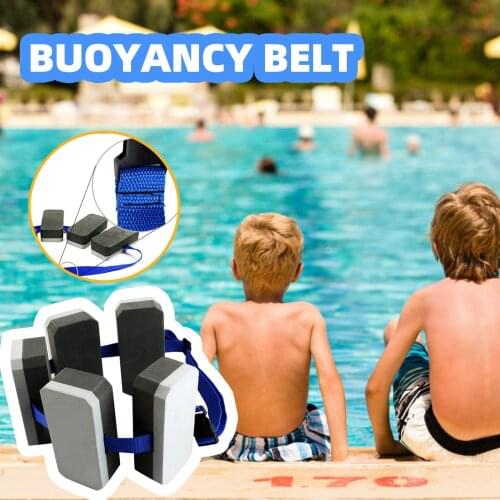 Childrens Pool Accessories Inflatable Swimming Ring Circle Swimming Training Beginner Safety Waist Belt Back Floating Foam EVA