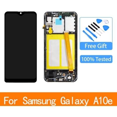 For Samsung Galaxy A10E A102 SM-A102U SM-A102F/DS LCD Display Touch Screen Digitizer Assembly With Frame