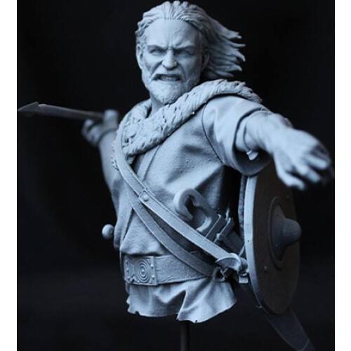 1/10 resin figure bust model ancient film character Vilitas GK white model hand to do X105