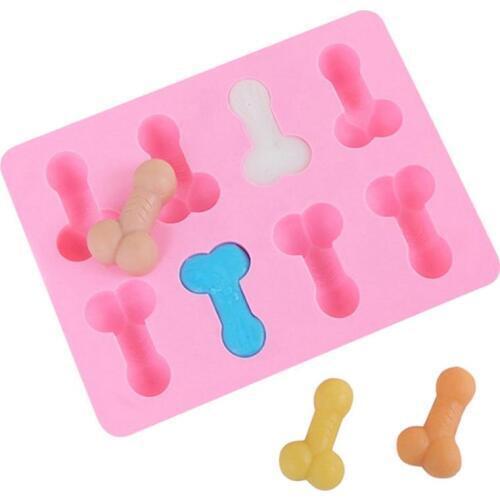 Sexy funny cute penis cake mold for soap, birthday fudge cake, chocolate, ice and soap 8 penis-shaped cake mold