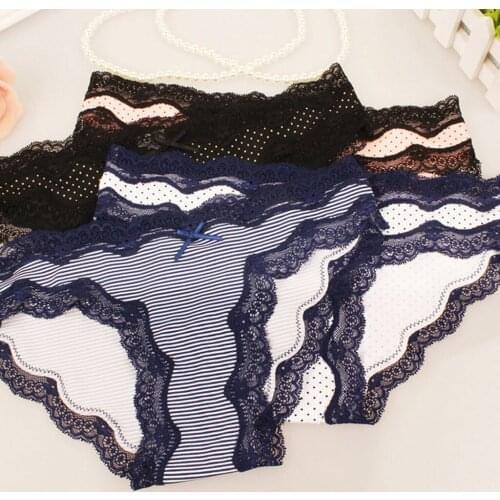 Lace Sexy Underpant Fashion Delicate Women Translucent Underwear Sheer Lace Tank lingerie dentelle femme ropa intima de mujer