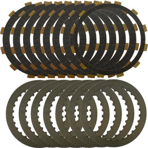 A set Motorcycle Engine Parts Clutch Friction Plates Kit & steel plates For HONDA CB1300 CB 1300 CB-X4 X4 1300 2004-2007