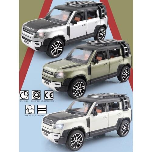 New Arrival CheZhi Defender Advanced Off Road SUV Collection Model 1:24 Alloy Car Simulation Exquisite Diecasts Toy Vehicles