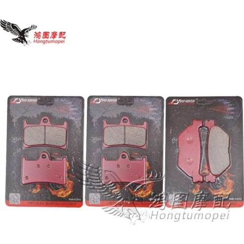 Front / Rear Brake Pads For YAMAHA TMax560 T-Max 530 XP530 Iron Max TDM900 XT1200Z XTZ1200 Super Tenere FJR1300 XV1700 XV1900