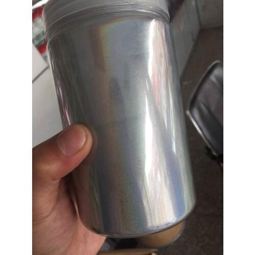 Silver Holographic Chameleon Pigment Powder Nails Chameleon Pigment
