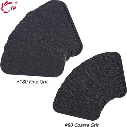 TP 13.3*4.3cm #80 #150 Steel Foot Rasp File + 10pcs Replace Sand Paper Kit Pedicure Cuticle Callus Dead Skin Remove Clean Tool
