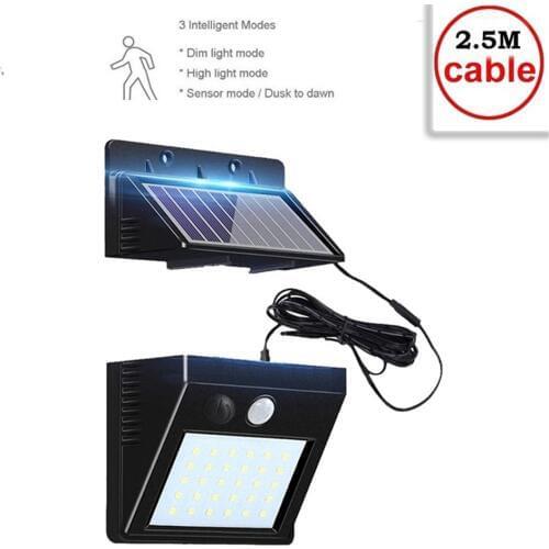 LEDs Solar Powered Lights Wireless Motion Sensor lamp Security Outdoor Waterproof Wall Spotlights Garden Street Path light indoo