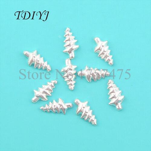 TDIYJ New (20 pieces/lot) Christmas Tree Floating Locket Charms for Glass Locket Pendant as Christmas Gifts in Jewelry