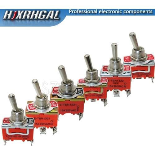 1PCS Toggle switch E-TEN1021 1121 1122 1221 1321 1322 15A 250VAC Rocker switch E-TEN1121 E-TEN1122 E-TEN1221 E-TEN1321 E-TEN1322
