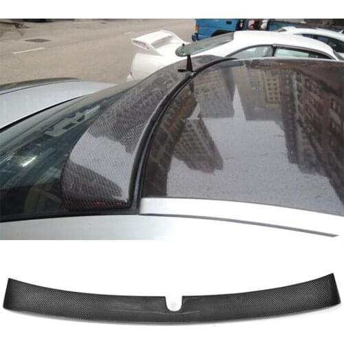 Carbon Fiber Car Rear Roof Spoiler For Mercedes Benz E Class W211 E300 E500 E55 E63 AMG Sedan 2002-2008 Rear Trunk Spoiler Wing