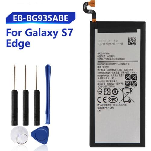 Original Replacement Samsung Battery For Galaxy S7 Edge SM-G935F G9350 G935FD Genuine Phone Battery EB-BG935ABE EB-BG935ABA