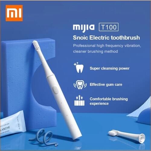 Xiaomi Mijia T100 Sonic Electric Toothbrush Adult Ultrasonic Automatic Toothbrush USB Rechargeable Waterproof Tooth Brush Xiaomi