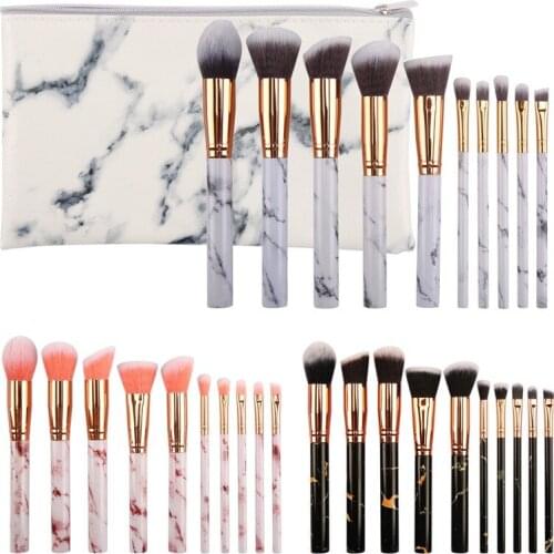 1 Set Makeup Brushes Professionnell Artistic Girls Make Up cosmetic Soft Hair Brush With Powder Eyeshadow Brush Kit Maquiagem
