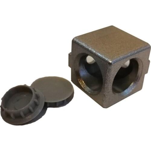 1PCS Aluminium parts 2020 2 way right Angle connection rectangular box windows and doors profiles accessories