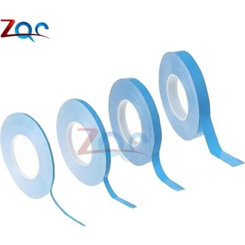 1 Piece Double Side Tape Length 25m Width 5mm Heat Tape Adhesive Tape for PCB CPU LED Strip Light Heatsink
