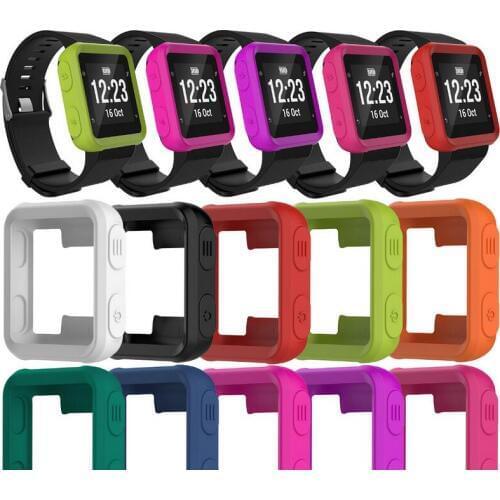 100pcs 10colors New for Garmin Forerunner35 30 S20 Smart Watch Anti-aging Protective Shell Smartwatch Protector Cases Cover