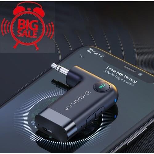 Bluetooth 5.0 Receiver 3.5mm AUX Jack Audio Wireless Adapter For MP3 Car PC Headphones Speaker Mic Bluetooth Receptor