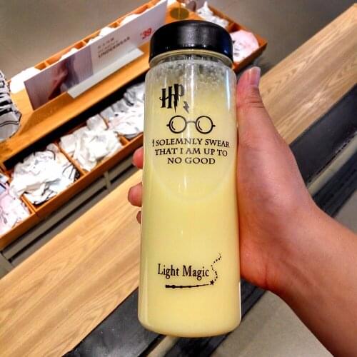 500ml Best Quality Fashion Breakproof Water Bottle Travel movement Fitness Camping Lemon Juice Drinkware Readily Space