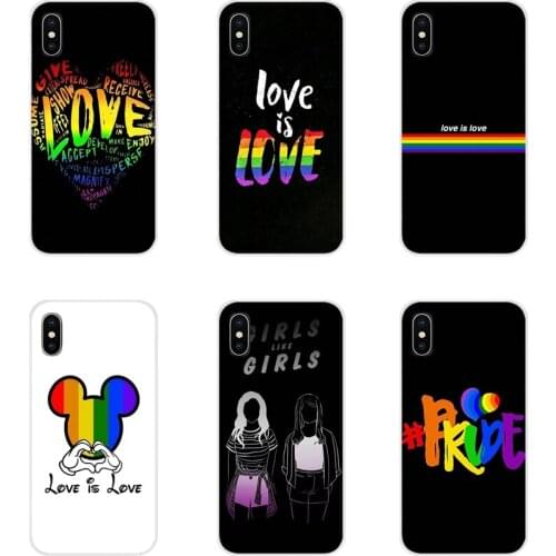 Accessories Phone Cases Covers Love is love Gay Lesbian LGBT For Samsung Galaxy A3 A5 A7 A9 A8 Star A6 Plus 2018 2015 2016 2017
