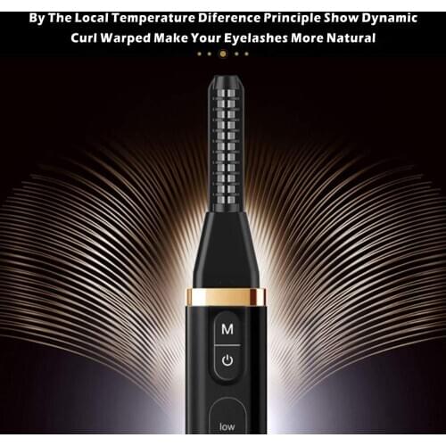 Electric Eyelash Curler Heated Eyelash Pen Curler Clip Makeup Tool Beauty Device Ironing Eye Lashes Curler Clip