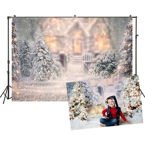 HUAYI Photography Backdrops Christmas Photo Booth Backdrop Family Studio Christmas Party Celebration Photoshoot BackgroundW-3363