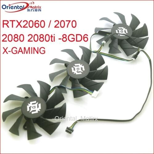 GFY09010E12SPA 85mm 12V GPU Fan 4Pin For ZOTAC RTX2060 2070 2080 2080ti -8GD6 X-GAMING Graphics Card Cooling Fan