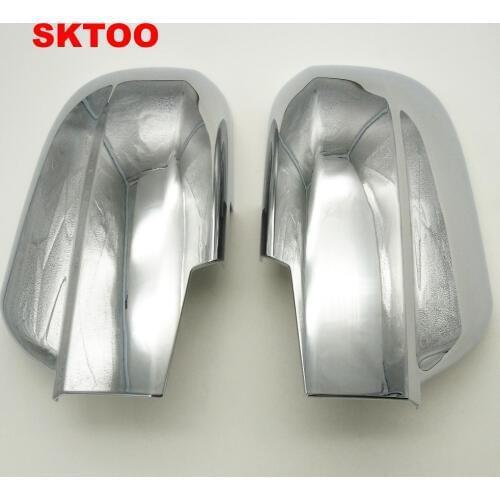 SKTOO Car Stying ABS Chrome Car Side Door Rear View Mirror Cover for Hyundai Tucson 2005-2008 Mirror Chrome Cover Rear View Cap