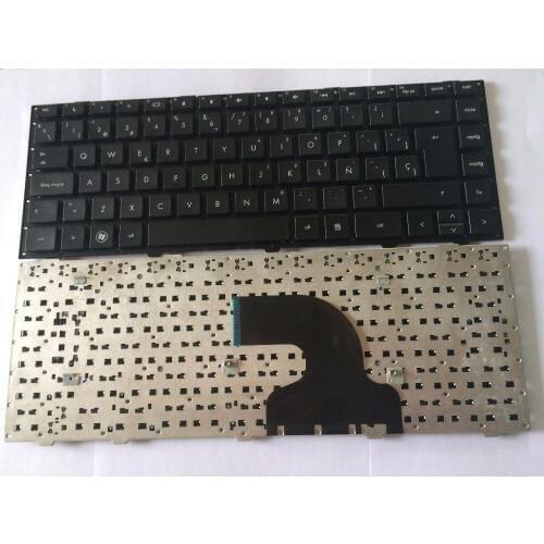 New Spanish SP keyboard for HP 4440s 4441s 4445s 4446s 4441 4446 series Black laptop keyboard