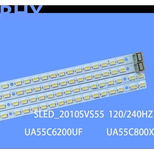 FOR Samsung UA55C7000 Article lamp LJ64-02386A LJ64-02391A 2010SVS55 120/240HZ-80 V1.0 1piece=80LED 617MM