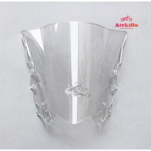 Transparent Racing Windshield/Windscreen For Yamaha YZF-R3 YZF-R25 2013-2016 14 Motorcycle