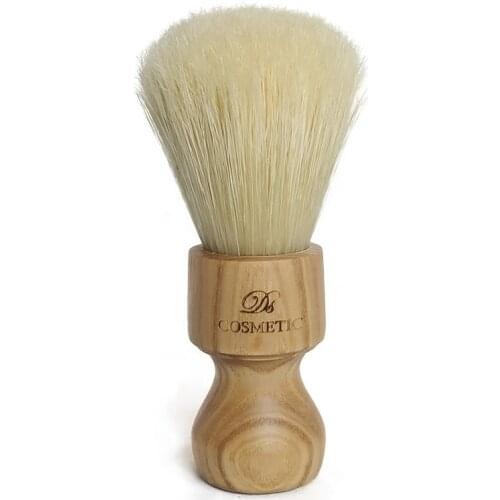 Dscosmetic plisoft boar bristle hair shaving brush wood handle break in hair
