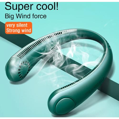 Neck fan Bladeless fans lazy hanging mini Fan Portable electric fans Sports Fans for Home Outdoor neck Fan ：from xiaomi youpin 5