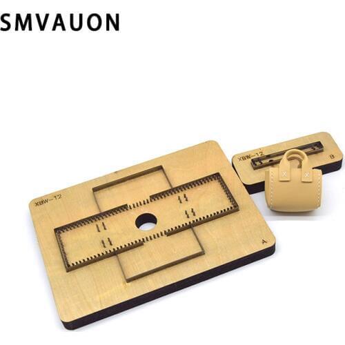 SMVAUON Cutting Die Customized Handbag Shape Punching Coin Holder Change Purse Small Wallet Cutter Mold Leather Knife For DIY