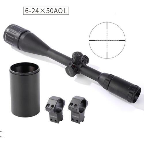 PPT New Arrival Tactical ST 6-24x50AOE Hunter Class Rifle Scope For Hunting HS1-0356