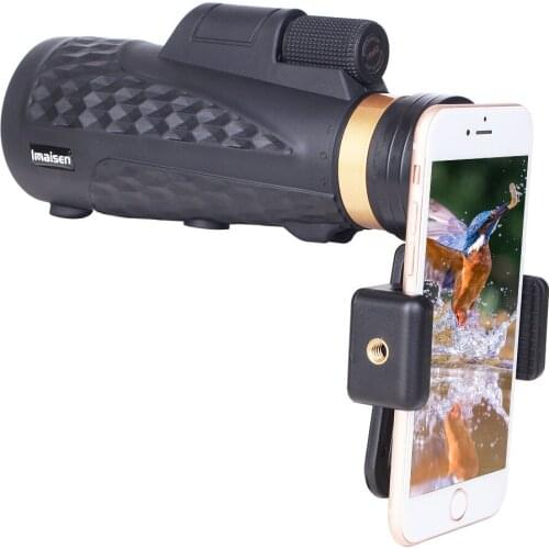 12X60 18x62 Telescope for Smartphone Night Vision Monocular with BAK4 Prism Telescope Phone Scope for Bird Watching Camping