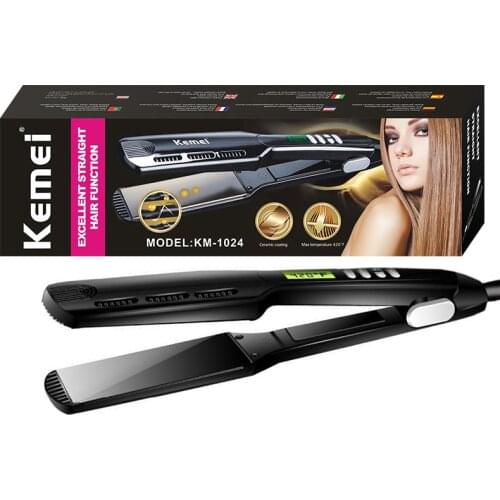 420F salon flat Iron hair straightener professional fast electric straightening Ceramic coating plate LCD styling Tool 100-240v