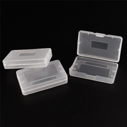 Hard Clear Game Cartridge Case Plastic Cases Dustproof Cover Card Case Box For Nintendo Gameboy GBA SP GBP 65x40x8mm