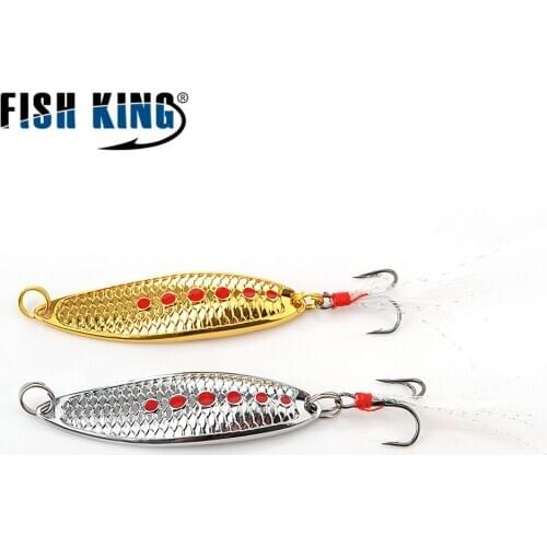 1PC 6# Leech long Spinner bait Spoon Lures With Treble Hooks Artificial Bait Fishing Tackle Lake Fishing Sequin hard bait Pesca