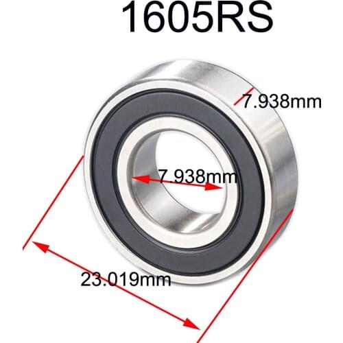 1pc 1605 Inch Size Ball Bearing 1605zz Non-standard Deep Groove 7.938*23.019*7.938 Mm