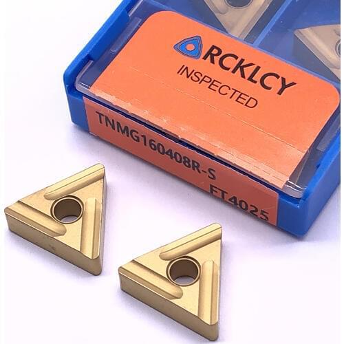 10pcs TNMG160408 R-S External Turning Tools turning insert Carbide insert Lathe cutter Tool CNC TNMG 160408 for steel
